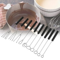 Ccdes Chocolate Fork,10Pcs DIY Baking Supplies Stainless Steel Chocolate Dipping Fork Set, Stainless Steel Chocolate Fork Set