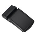 thumbnail image 5 of Classic Solid Buckle Automatic Ratchet Leather Belt Buckle, Black, Fits 40mm, 5 of 6
