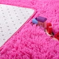 thumbnail image 4 of Bailu Fluffy Hot Pink Rug for Living Room,5x8 Area Rugs,Thick Plush Shag Rug,Shaggy Rugs for Bedroom,Big Fuzzy Carpet,Comfy Kids Rugs,Large Living Room Rugs,Living Room Decor, 4 of 7