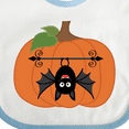 thumbnail image 4 of Inktastic Halloween Pumpkin Funny Bat Boys or Girls Baby Bib, 4 of 4