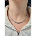 thumbnail image 3 of Jolie - 10 Carat Graduated Diamond Tennis Necklace ( Classic Setting), 3 of 3
