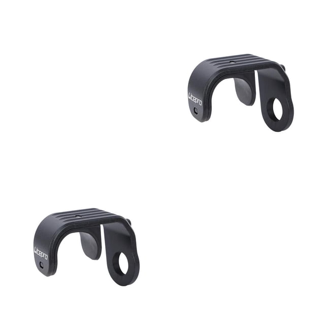 Eigraketly Aleación de aluminio E-Hook E-Hebilla Eje delantero Gancho E-type Pothook Bicicleta Repuestos Accesorios Negro Negro 2piezas