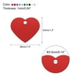thumbnail image 2 of Uxcell Heart Stamping Blank Tags, Aluminum Blank Dog ID Tag 10 Color Engraving Tag for Necklace Bracelet Making,10pcs, 2 of 6