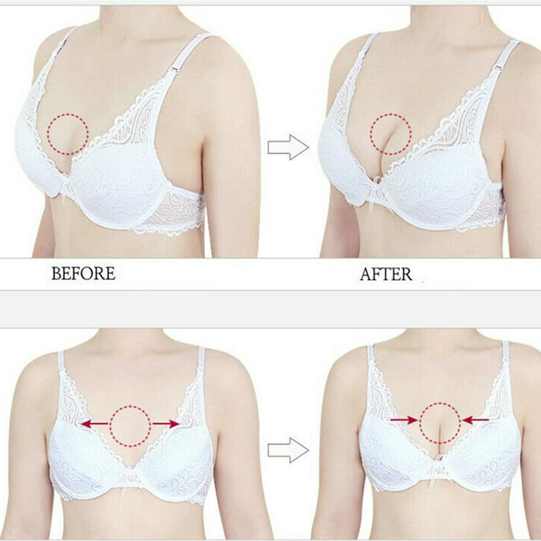 SHCKE Invisible Silicone Breast Inserts Cleavage Enhancers Pads Push Up Bra  Inserts Bra Pads Bust Enhancer for Women 