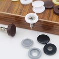 thumbnail image 2 of 100pcs Plastic Screw Caps Furniture Hardware Self-tapping Bolt Protective Cover Jikaix brown, 2 of 5
