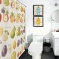 thumbnail image 4 of Various Fruits Shower Curtain for Bathroom with 12Hooks, Polyester Fabric Thick Shower Curtain Washable Waterproof Curtain, 4 of 6