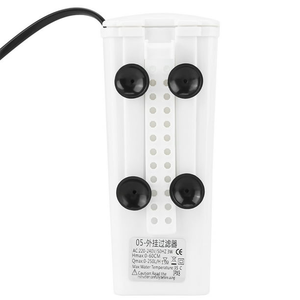 Fish Tank Filter, Plastic Internal Hang Low Water Filter Lowlevel Tank Filter For Miniature