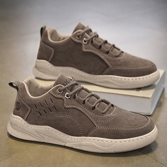 Men'S Low-Cut Sneakers - All-Season Korean Streetwear Casual Shoes with Durable Rubber Sole, Round Toe & Minimalist Design - Unisex-Friendly Versatile for Outdoor, Daily Wear - Breathable Fabric