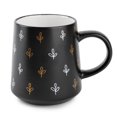 thumbnail image 1 of Tasse en grès thym et table, 16 oz liq., feuille noire, 1 of 4