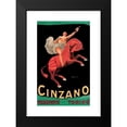 thumbnail image 2 of Leonetto Cappiello 11x14 Black Modern Framed Museum Art Print Titled - Cinzano Vermouth Torino (1910), 2 of 5