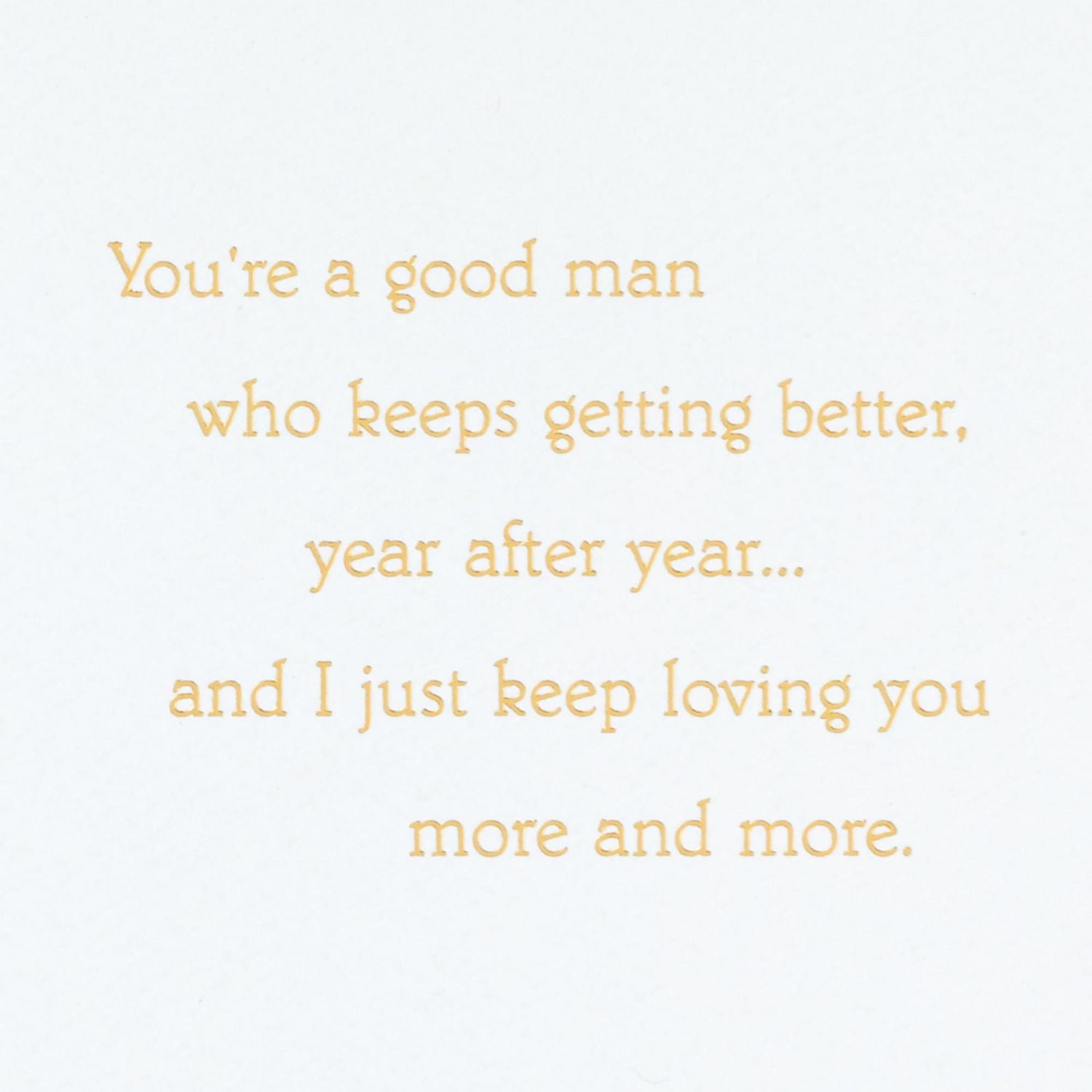 Hallmark Valentines Day Card for Husband (Paisley)