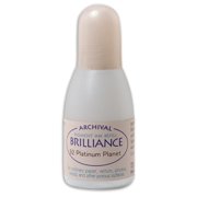 Tsukineko Brilliance Platinum Planet Archival Pigment Ink 0.7-oz Refill
