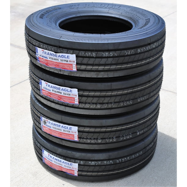 Set of 4 (FOUR) Transeagle All Steel ST Radial ST 235/80R16 Load G (14