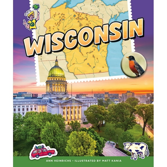 USA Travel Guides Wisconsin, (Hardcover)