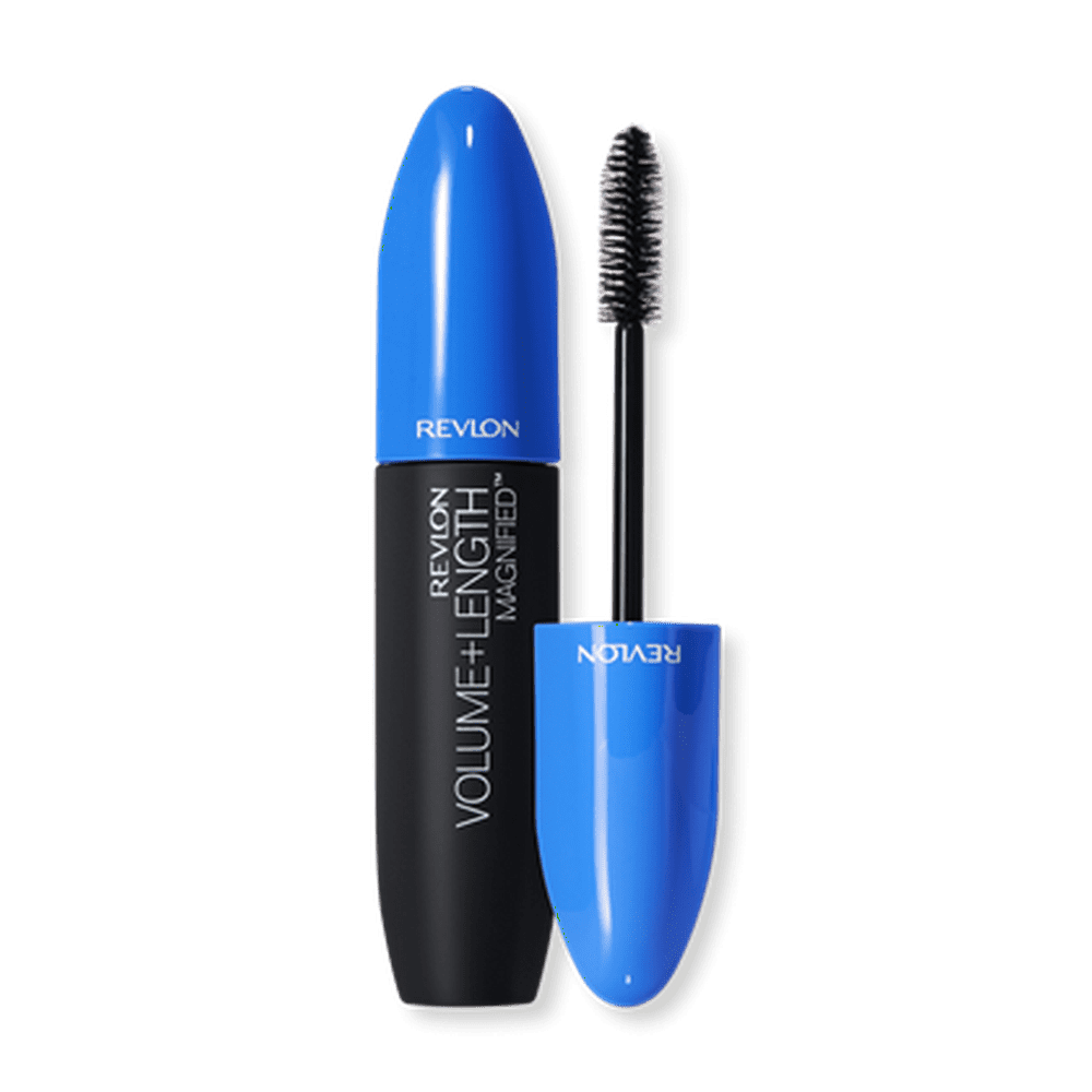 Revlon Volume + Length Magnified Waterproof Mascara, Blackest Black, 0.