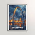 thumbnail image 3 of ELNEIT - Gateway Arch National Park Poster, Unframed Matte Paper, S11, 3 of 3