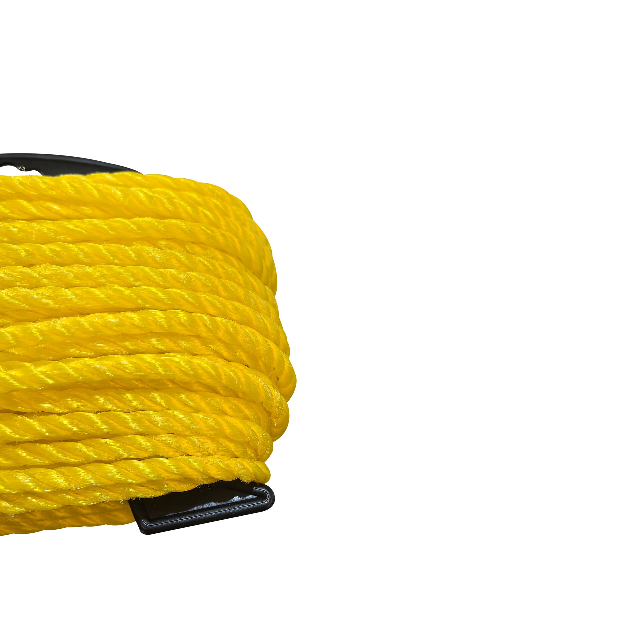 (2 pack) Hyper Tough Diameter 1/4 inch, 100 feet Yellow Polypropylene Twisted Rope, 1 Each