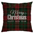 thumbnail image 2 of TIMIFIS Décorations de Noël Housse de Coussin en Coton Lin Housse de Coussin Home Sofa Decor, 2 of 3