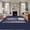 Blue, variant on 6'x9' Area Rugs, Navy Blue Hockey American Flag Indoor Outdoor Area Rug for Living Room Bedroom, Vintage Abstract US Flag Washable Bathroom Rugs Kitchen Floor Carpet Mats Home Decor Aesthetic