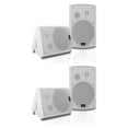 thumbnail image 1 of Pyle PDWR61BTWT Bluetooth Indoor Outdoor 6.5 Inch Speaker System, White (4 Pack), 1 of 7
