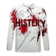 thumbnail image 5 of Amzcrzy - Sudadera Para Hombre, Estilo Casual, Cuello Redondo, Manga Larga, Para Halloween, Con Estampado De Moda, Blusa, Color Gris, L, 5 of 5