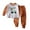 Brown L, variant on Bovxnpu Boys Girls Outfits Set 2 Piece Loungewear Set, Boys Long Sleeve Shirt and Pants Set for Toddlers Girls Fall Clothes Home Clothes 5 Years