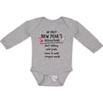 thumbnail image 3 of Inktastic My First New Year's Resolutions Boys or Girls Long Sleeve Baby Bodysuit, 3 of 5