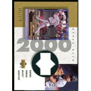 Rafael Furcal Card 2002 UD Authentics Reverse Negative Jerseys Gold #RRF
