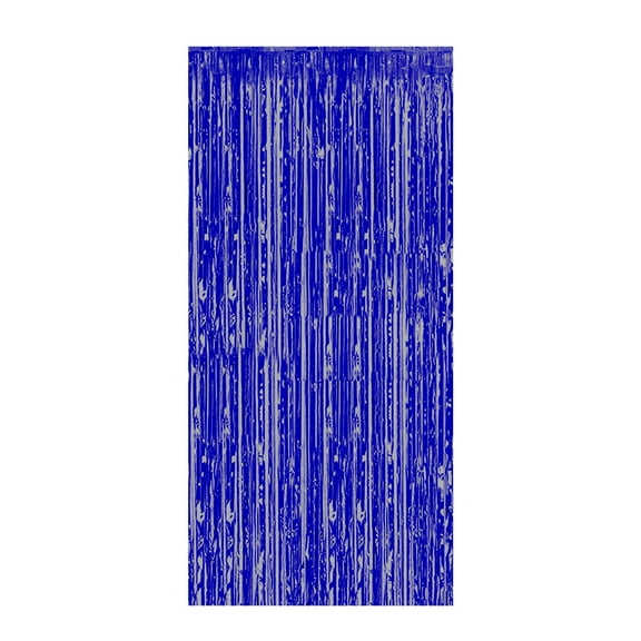 Silver Metallic Foil Fringe Curtains: For Party Decoration, Shiny, Durable, Easy Installation, Suitable for Various Occasions