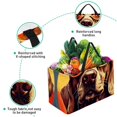 thumbnail image 3 of Dog Retro Large Capacity Reusable Oxford Cloth Storage Bin: Foldable Storage Bag, Picnic Basket, and Storage Box, 3 of 7