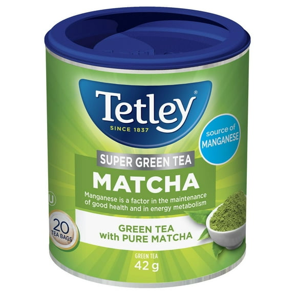 Tetley Super thé vert - Matcha 20 ct