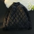 thumbnail image 2 of Abrigo acolchado para hombre, parkas acolchadas, chaquetas de plumón para hombre, rombos, estética, especial, novedades y ropa de exterior moderna, 2 of 5