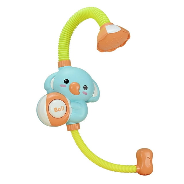 PVCS Baby Shower Toy Water Game Faucet Electric Shower Spray Children's Bathroom