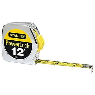 3 Meters 10ft Tape Measure 1/8 Fractions Double Scale Steel Measuring Tape, ABS Protective Shell, Accuracy 1/32