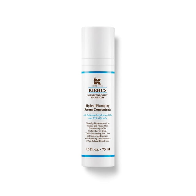 Suero Facial Kiehl's Hydro-Plumping Hidratante con Relleno de Hidratación Epidérmica y 15% Glicerina