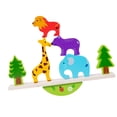 thumbnail image 4 of Juguetes apilables de madera con animales del zoológico, juguete de equilibrio educativo, habilidades motoras finas, madera, 4 of 9