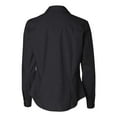 thumbnail image 3 of Van Heusen Women's Silky Poplin Shirt in Black S | 13V0114, 3 of 5