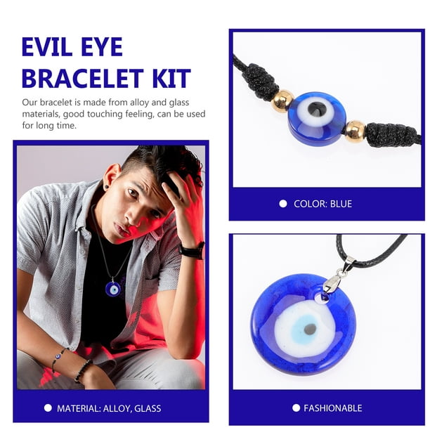 12 Pcs Evil Eye Bracelets Men Women Wristlet Decors Wrist Chains Wrist  Jewelry 