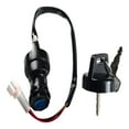 thumbnail image 3 of Interruptor de llave de arranque,Interruptor genérico de la llave de ignición 2 alambre 2 Pin Scooter,Interruptor de encendido con llaves Go Kart ATV eléctrico,Arranque de la ignición de la, 3 of 8