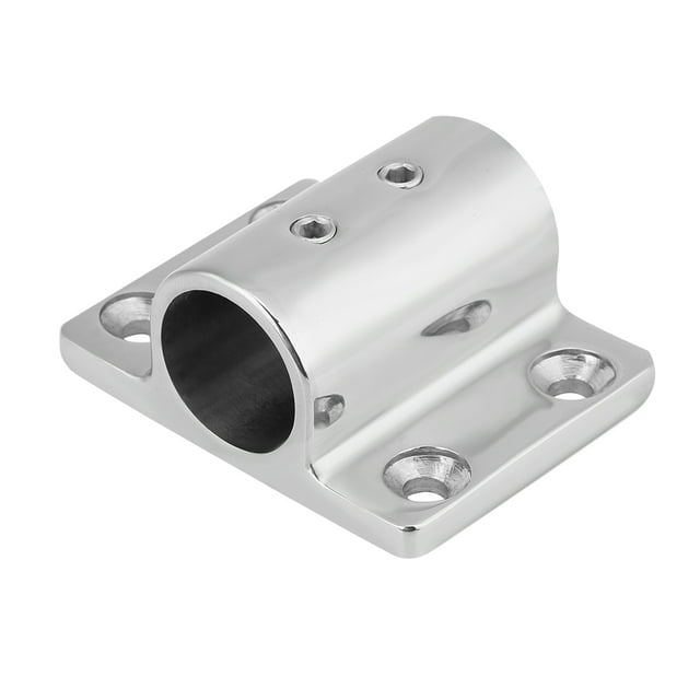 Tubo/tubería de base rectangular de acero inoxidable marino, accesorios para embarcaciones de 25 mm
