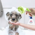 thumbnail image 5 of Summercome Pet Bath Brush, 2025 New 2 in 1 Dog Bath Brush with Built-in Shampoo Dispenser, Pet Wash Brush for Bathing Dog Grooming Massage Brush for Long Short Haired Dogs Cats Shower (Green), 5 of 5
