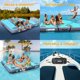 thumbnail image 5 of Inflatable Floating Dock Air Dock Platform, 6ft/8ft Non-Slip Inflatable Water Mat Floating Island Raft for Lake Pool Beach Ocean, 5 of 5
