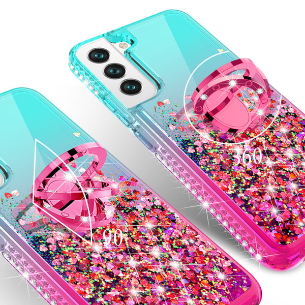  Lastma for Samsung Galaxy S22 Plus Case Cute with Wrist Strap  Kickstand Case 6.6 5G Glitter Bling Cartoon IMD Soft TPU Shockproof  Protective Phone Cases Cover for Girls and Women 