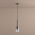 thumbnail image 4 of 19 Inch 5.1W 120V 1 Led Pendant-Gunmetal Finish-Coffee Ombre Glass Color Oxygen Lighting 3-656-2018, 4 of 4