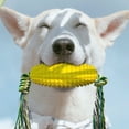 thumbnail image 5 of PENGXAING Durable Corn Shape Dog Toy Squeaky Bite-resistant Teeth Cleaning Perfect for Medium Large Dogs Pet Supply, 5 of 5