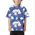 thumbnail image 1 of Chemise Décontractée de Plage pour Enfants Confortable Tendance Commerce Extérieur Col Boutonné Manches Courtes, 1 of 3