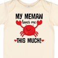 thumbnail image 4 of Inktastic Memaw Loves Me Grandson Boys or Girls Baby Bodysuit, 4 of 5