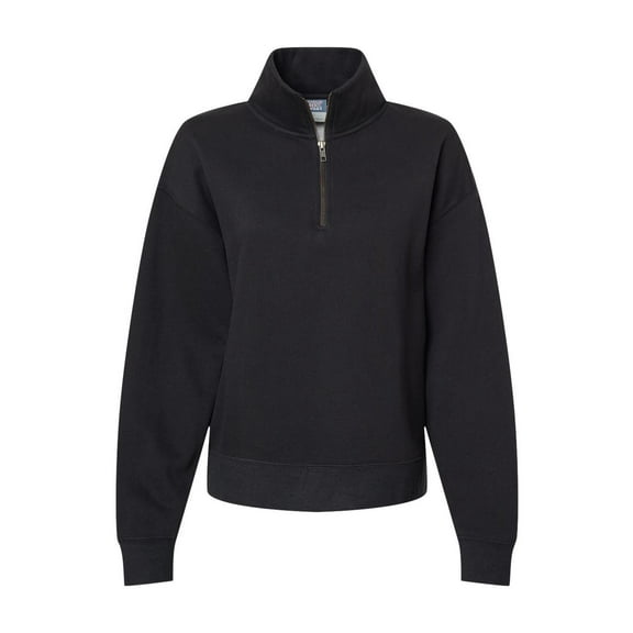 MV Sport Women�'s Sueded Fleece Quarter-Zip Sweatshirt
