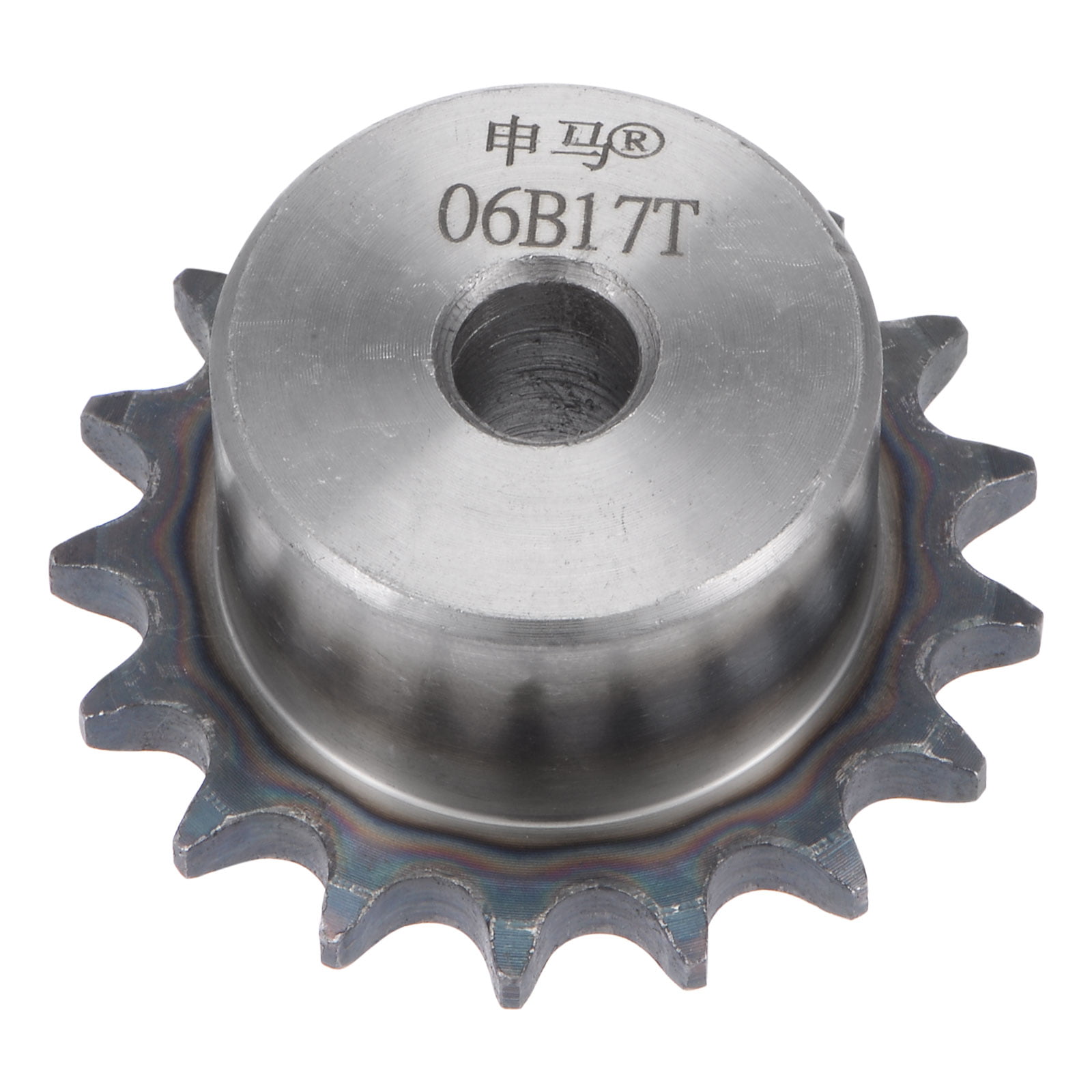 10mm Bore A3 Carbon Steel for ISO 06B uxcell 17 Teeth Sprocket Type B Double Strand 3/8 Pitch