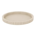 thumbnail image 4 of Round Decorative Tray,Non‑slip and Shatter‑proof Ribbed Coffee Table Tray Modern Bathroom Vanity Trays for Dresser,Jewellery,Toilet,Bedroom Kitchen Countertop,Candle Holder Storage Organizer (Beige), 4 of 8